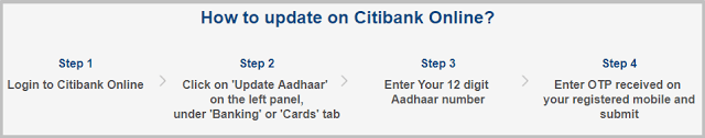 Citibank Account Me Internet Banking Se Aadhaar Link इस तरह करे 